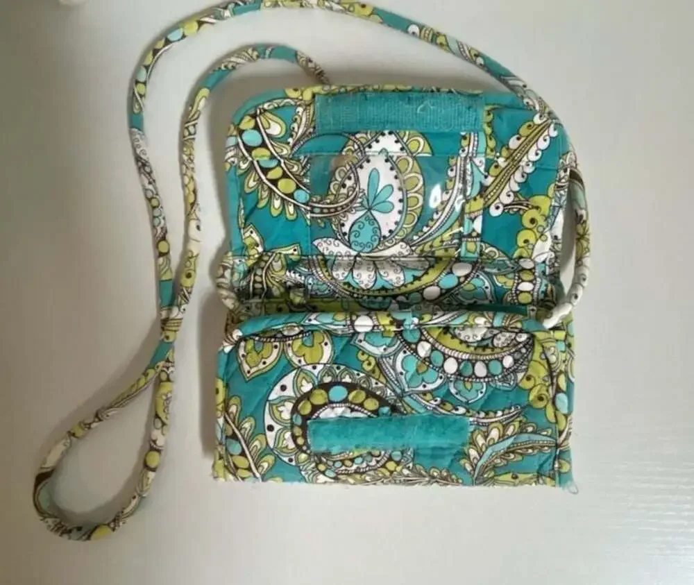Vera Bradley retired peacock print wallet